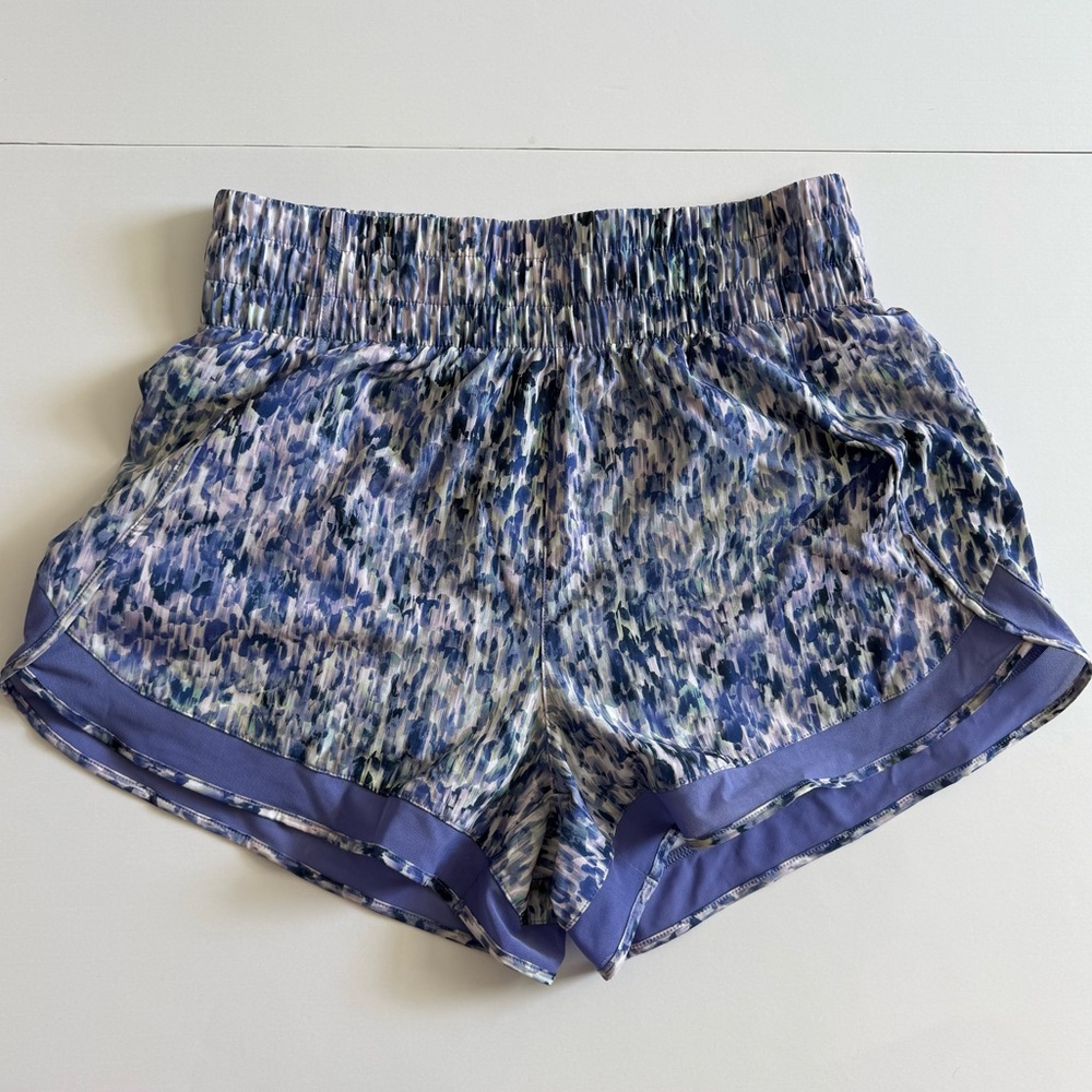 Athleta High Rise Mesh Racer Run 3" Short